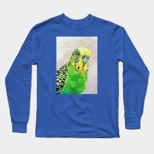 Dean, the green Budgie Long Sleeve T-Shirt